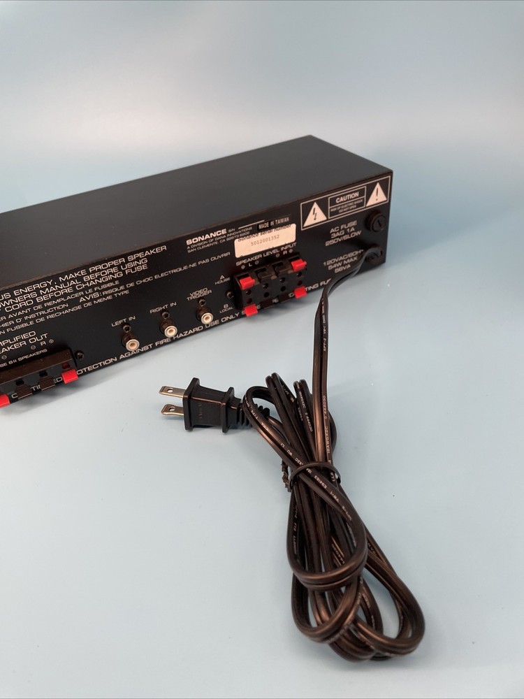 Sonance ASAP1 2-Channel Automatic Speaker Switcher EUC NICE !!! -