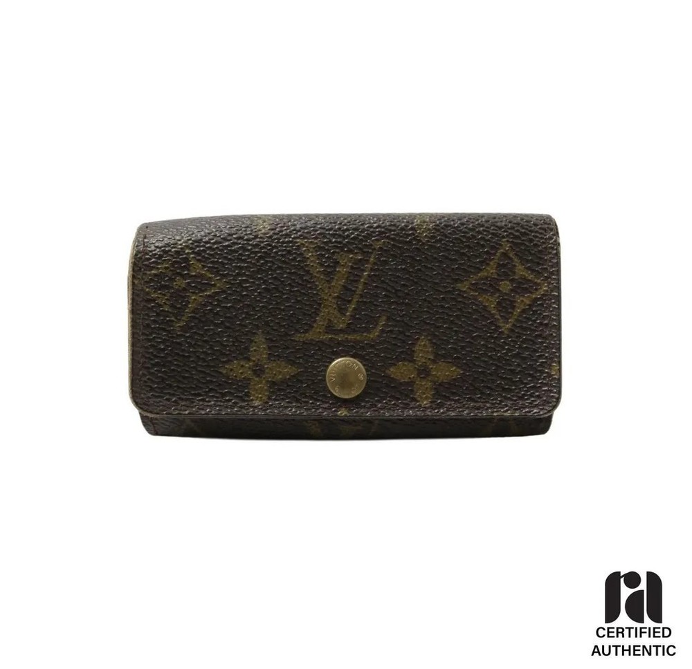 Louis Vuitton Key Case Monogram Multicles 4 Hooks RA0064 Authentic