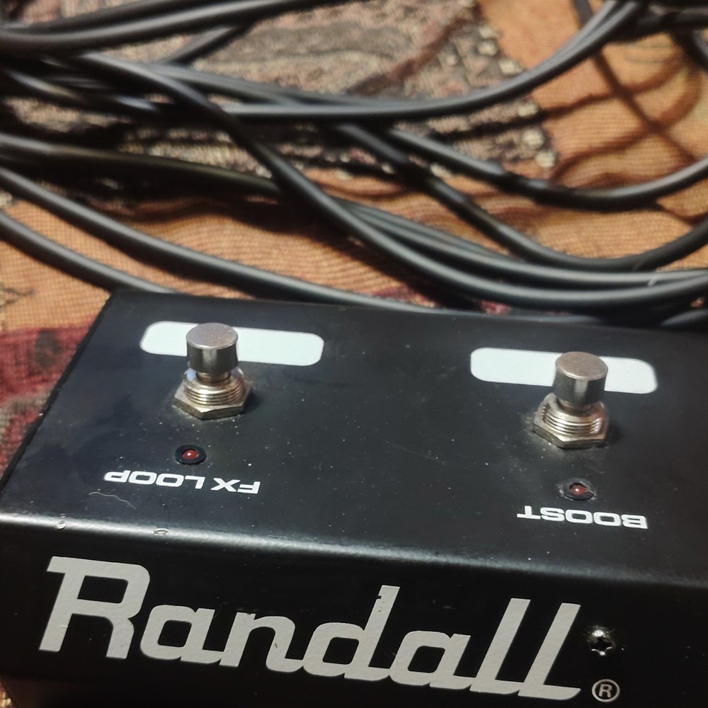 4-Button Guitar Amplifier Footswitch w/ Cable Clean Overdrive Boost FX Loop