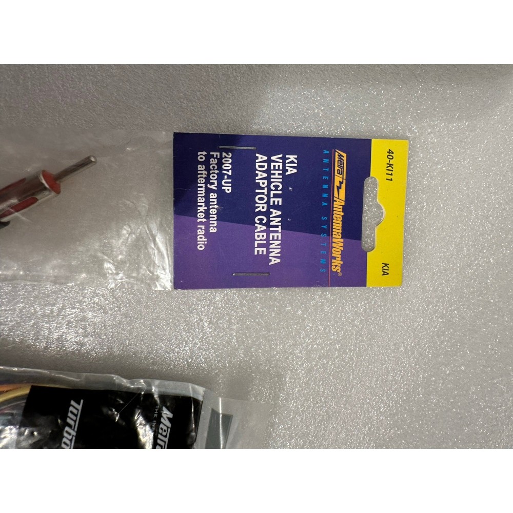 Kia Soul stereo components.