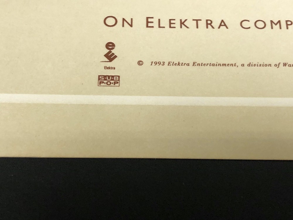 Vintage 1993 Record Store Promo Poster Flat: Afghan Whigs 'Gentlemen' EUC