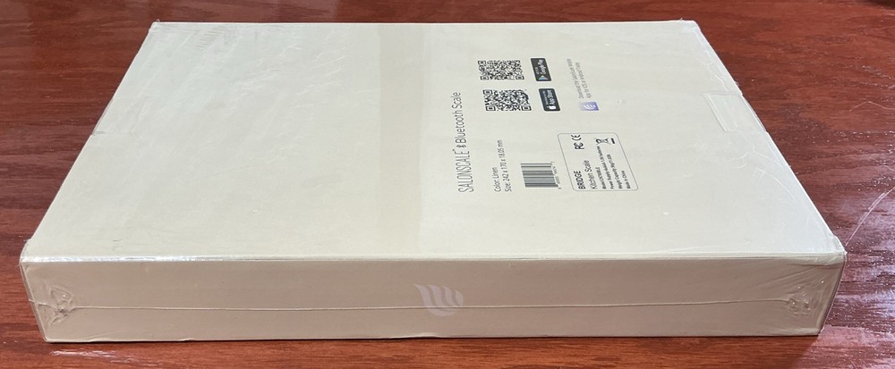 Salonscale Digital Bluetooth Scale - App Compatible - Linen Color