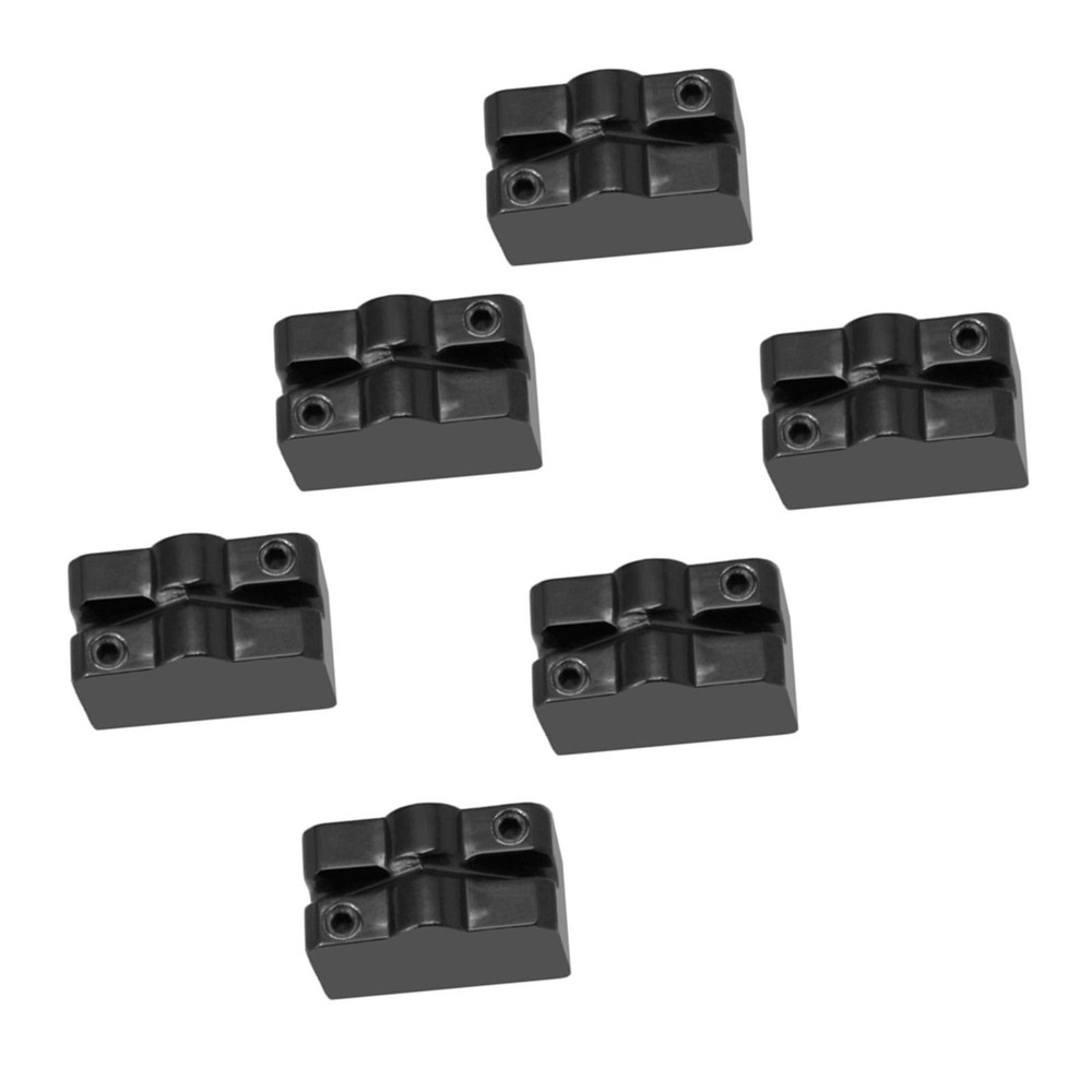 6Pcs Guitar Bridge String Saddles Easy to Install Replacement Insert Blocks