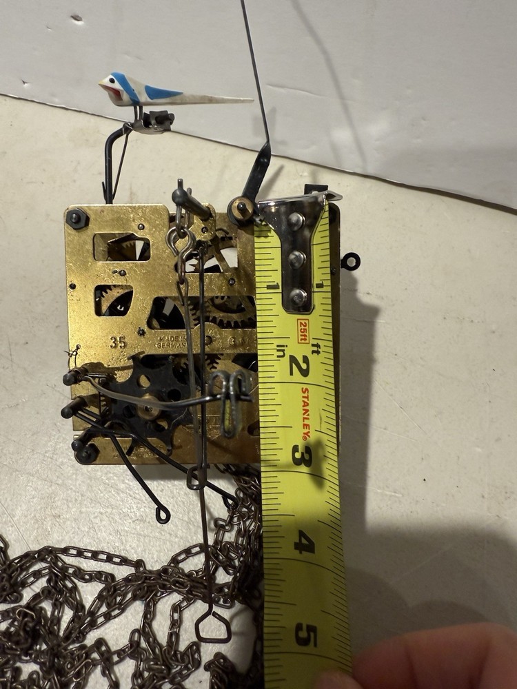 Vintage Cuckoo Clock Movement