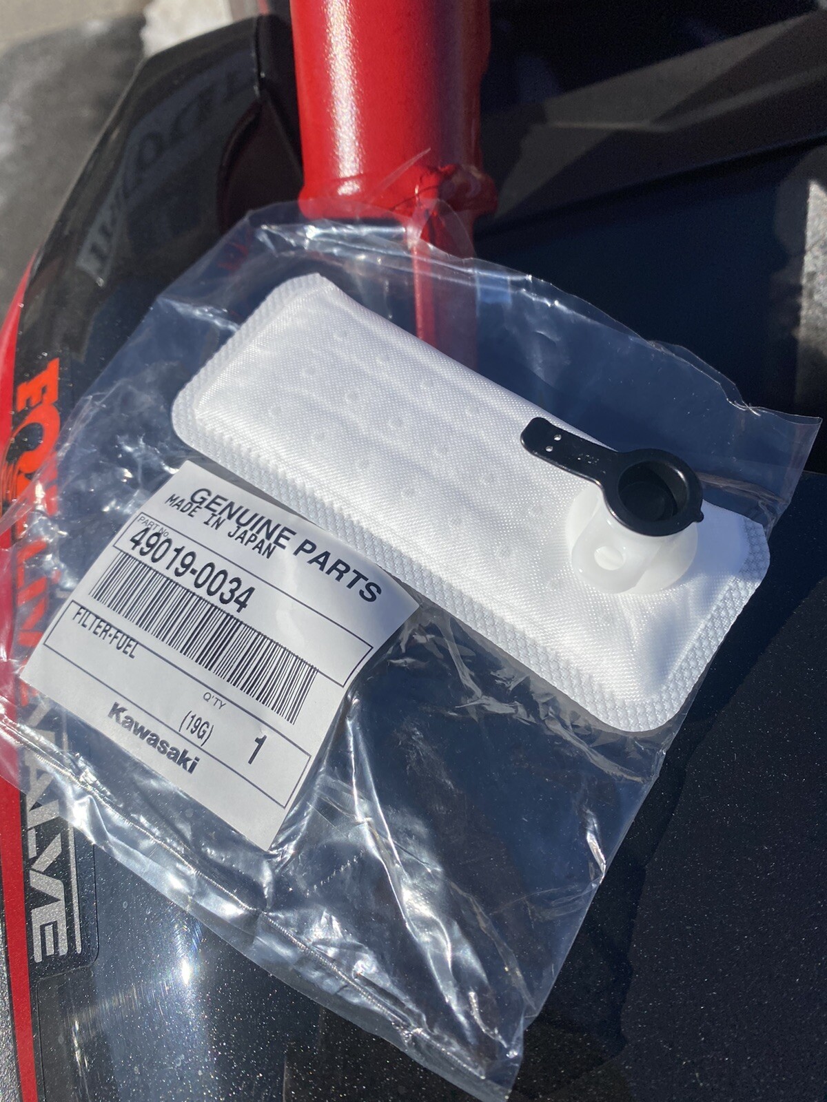 2020-2023 Genuine Kawasaki Teryx KRX 1000 Fuel Filter Assembly 49019-0034 OEM