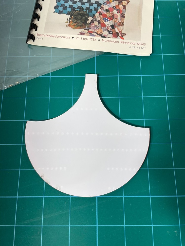 Shell Quilting Template Quick Strip 5" Shell