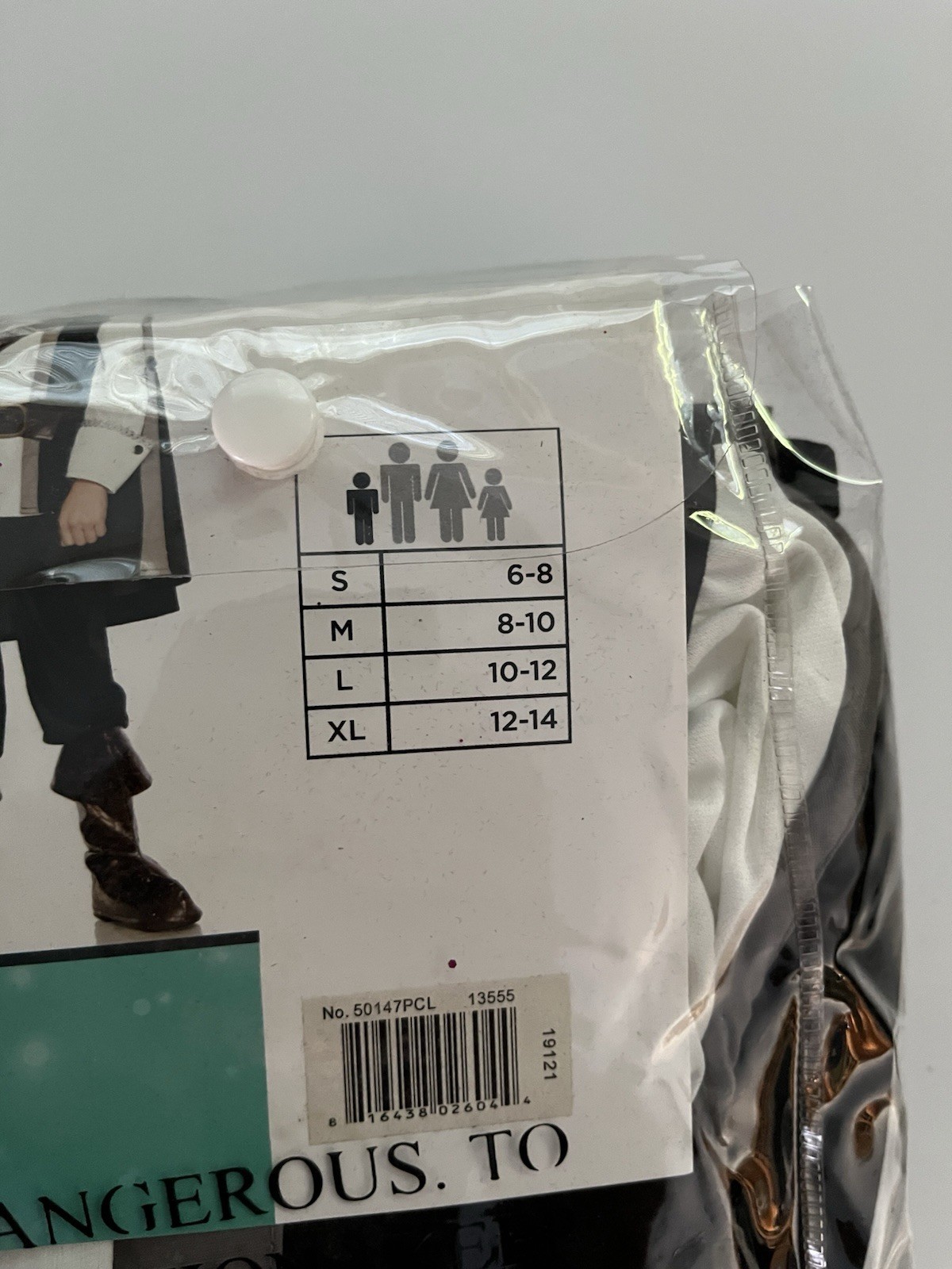 Pirate Captain Boys Large (10-12) 5- Piece New Halloween Costume Cosplay