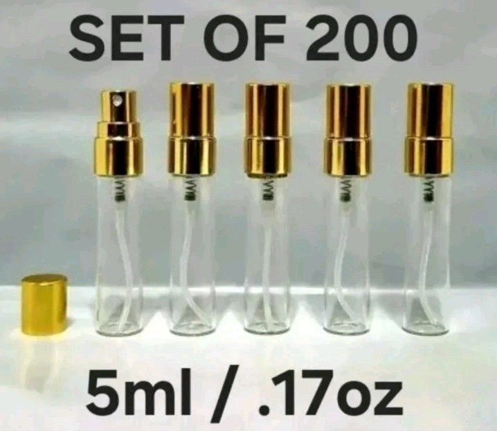 5ml Travel Spray / Empty Cologne Bottle / 5ml Glass Atomizer / Refillable