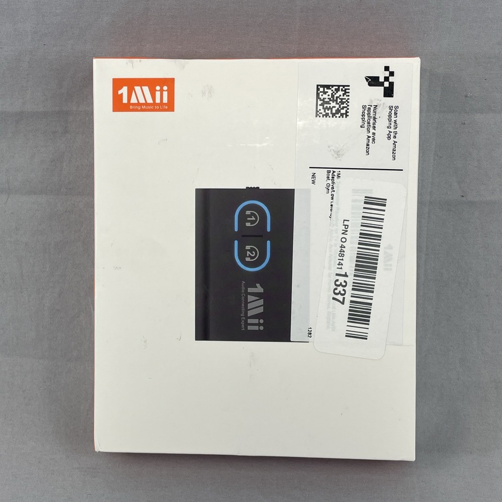 1Mii Transmitter Receiver Bluetooth 5.3 ML300 B0305 Black - New Open Box