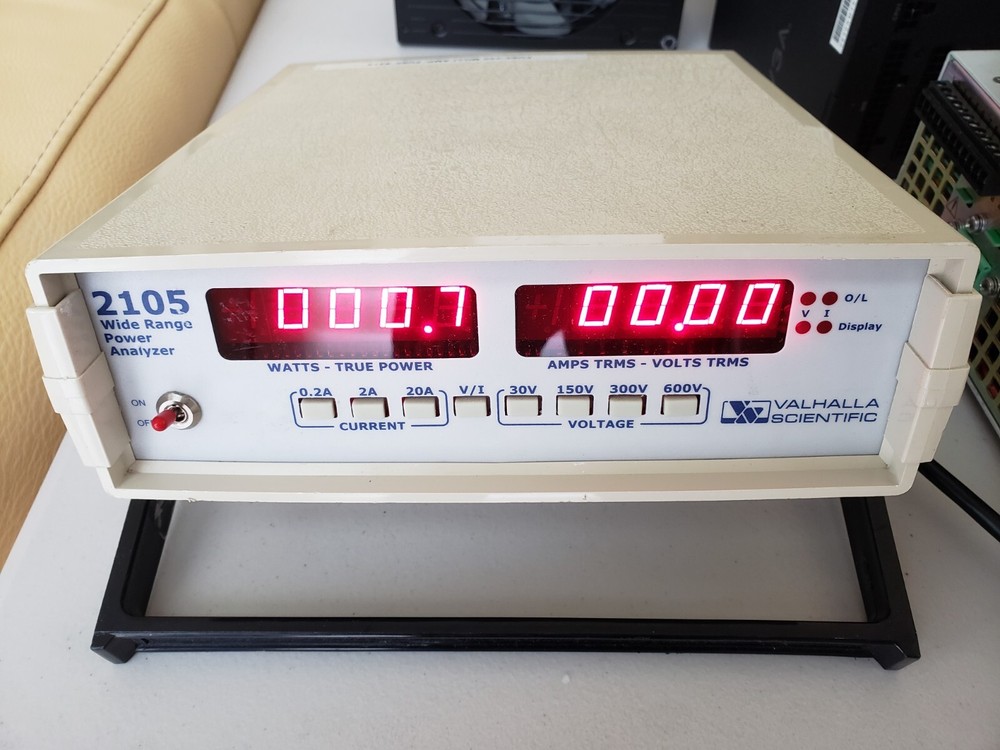 Valhalla Scientific 2105, Wide-Range Power Analyzer