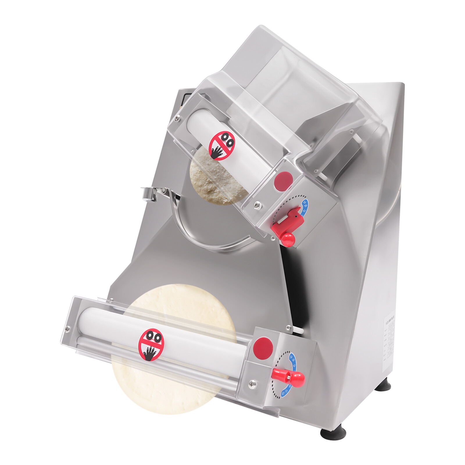4-16" Commercial Electric Pizza Dough Roller Sheeter Pastry Press Making Machine