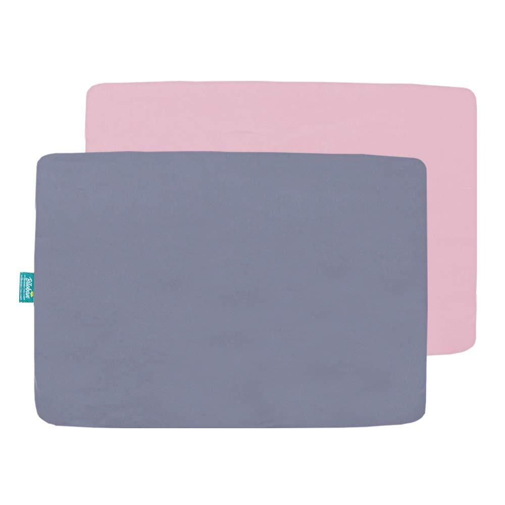 Pack N Play Fitted Sheets Potable Mini Crib Sheets Multi-color 39"x27" 2 Pack