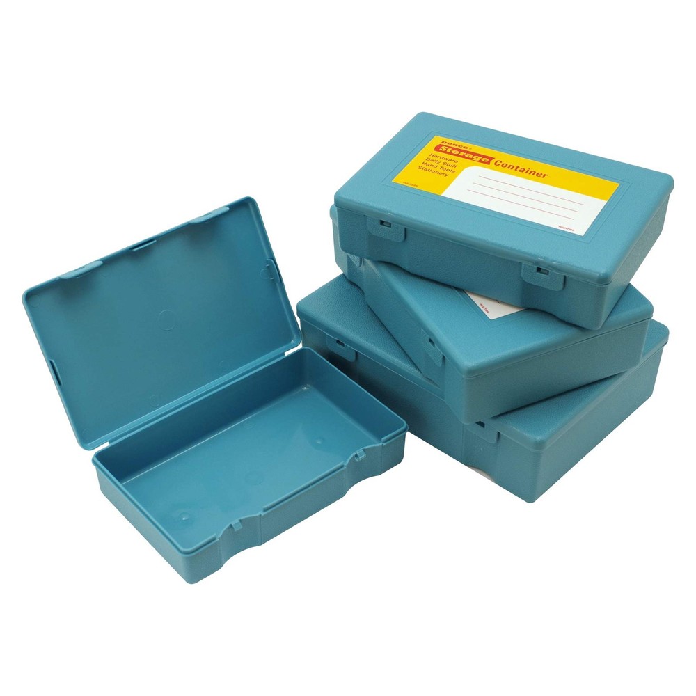 4 PCS Green EB013 Storage Containers Set Desktop Organizer Bins Stackable