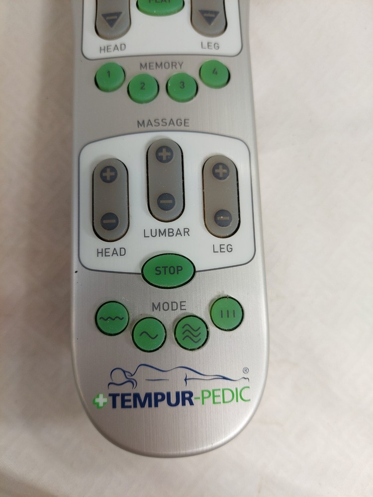 Tempur-Pedic Ergo System Adjustable Bed Remote Control 10003-RFREMS-L008
