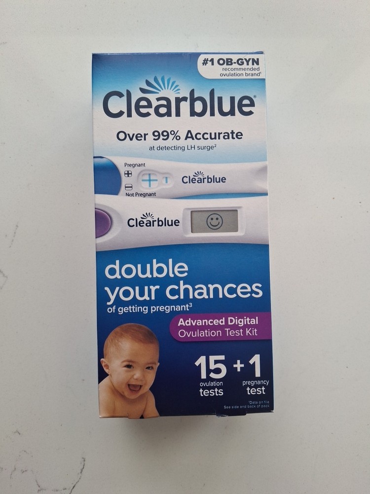 Clear Blue Advanced Digital Ovulation Test -15 Ovulation Tests + 1 Pregnancy...