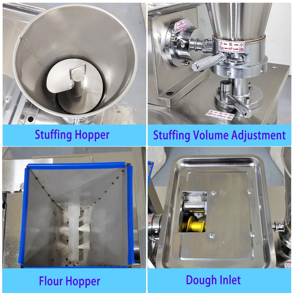 USA Kolice Commercial Automatic Dumpling Machine, Dumpling Wrapper Maker