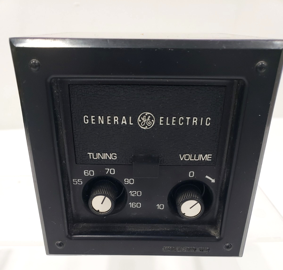 VINTAGE GE General Electric Sound Scene Picture Radio Tested WORKS cube