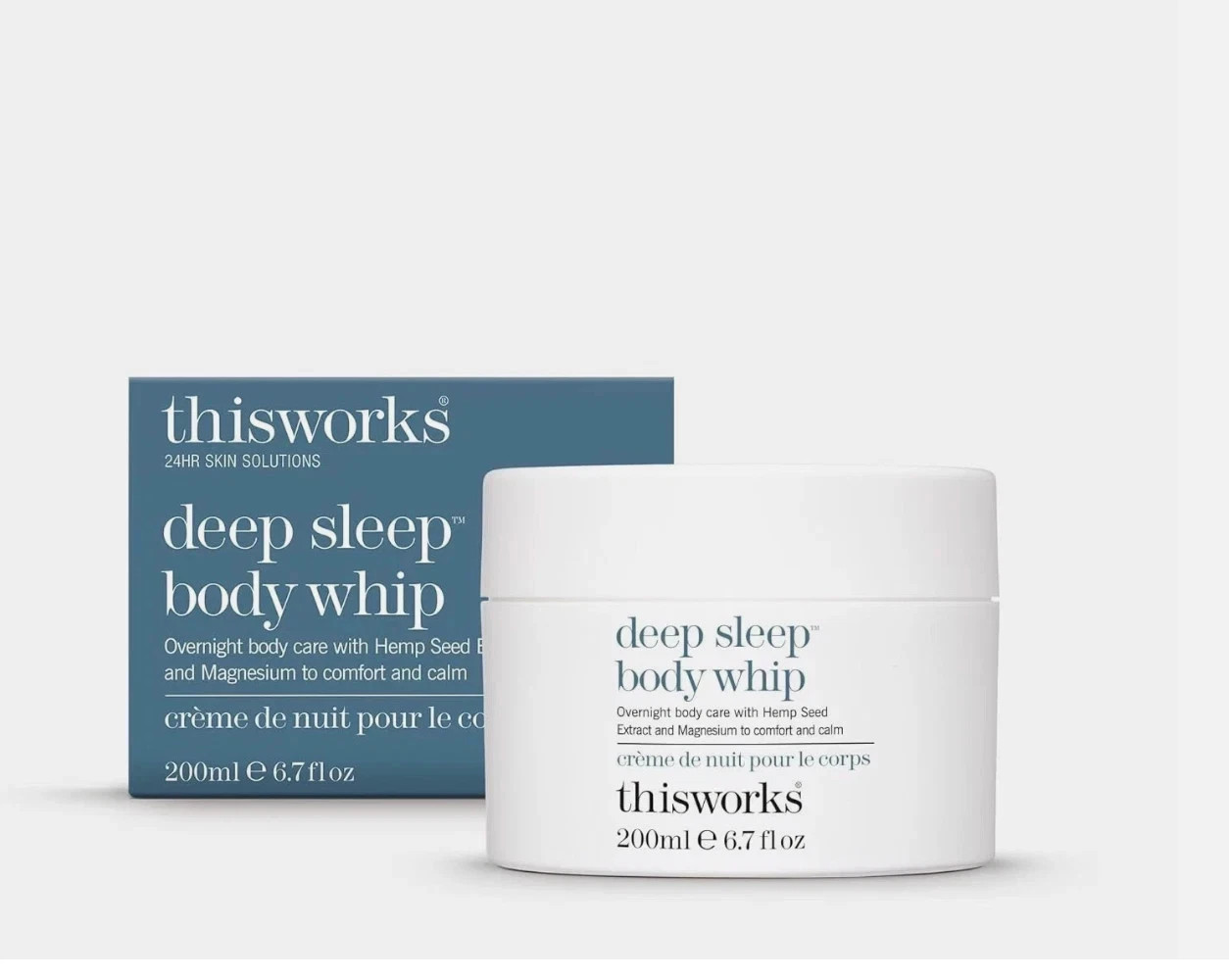 THISWORKS Deep Sleep Body Whip, an All Over Body Butter Infused  200 m