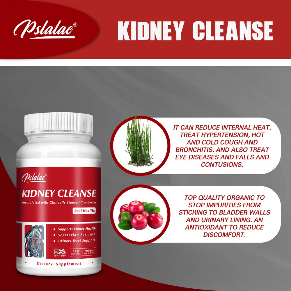 Kidney Cleanser - Support Urinary Tract Health, Bladder Function, Detoxification