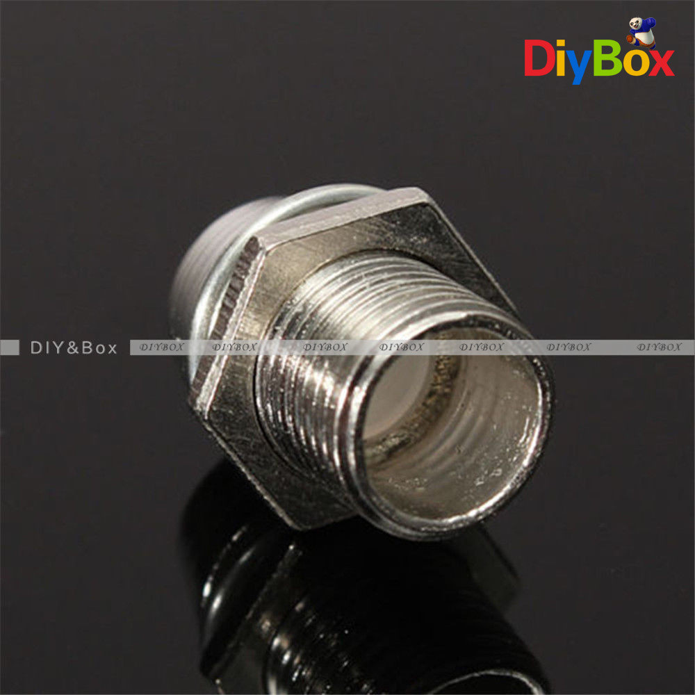 5PCS 5mm Chrome Silver Metal Bezel LED Holder Mount Panel Display Base Rubber D