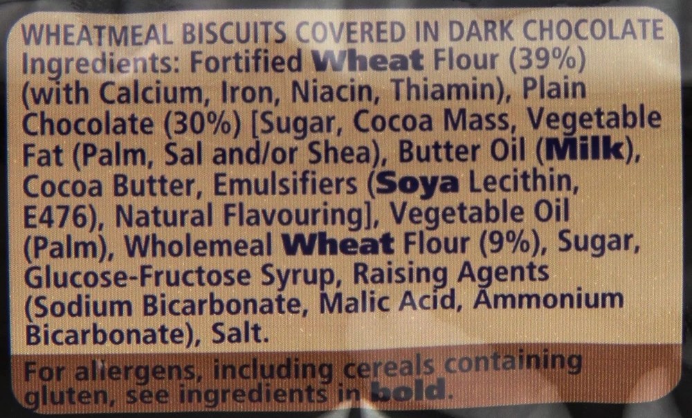 Mcvitie`S Digestive Wheat Biscuits Dark Chocolate 10.5 Ounce
