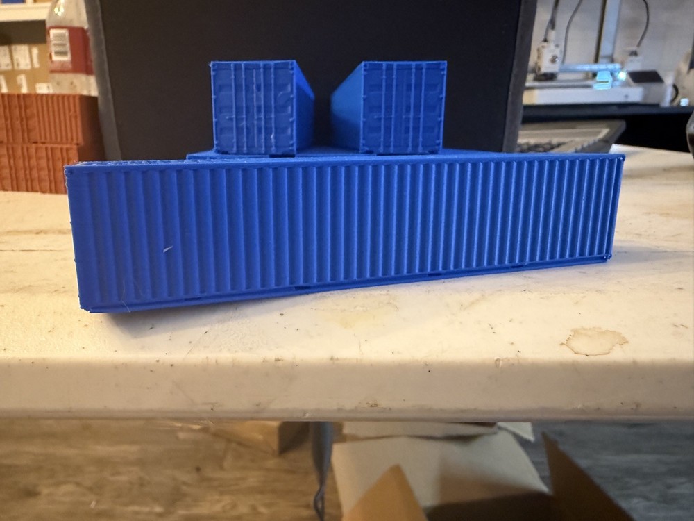 6 Ho Scale 40 Ft Shipping Container
