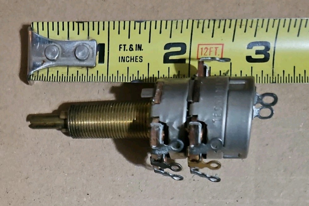 Potentiometer Control Switch 18C543812-C 137932 Vintage Electronics