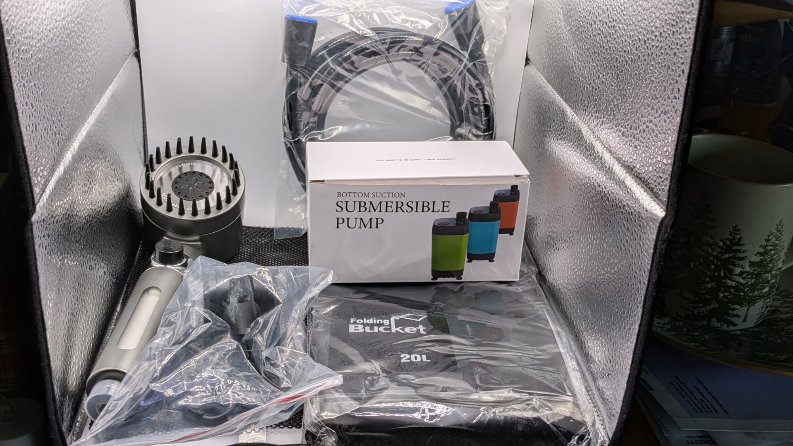 Portable Camping Outdoor Shower New In Box Opened for Photos Read Description