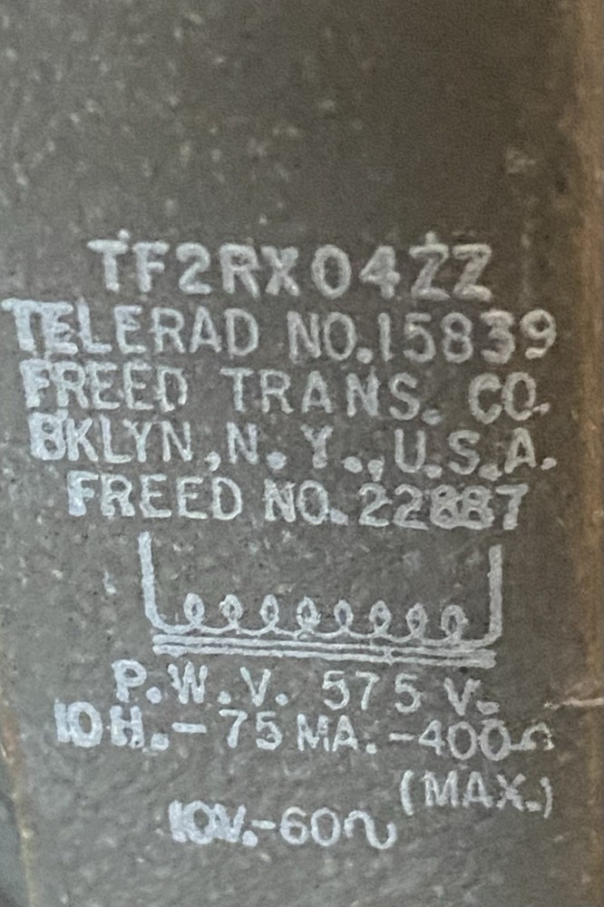 Freed Transformer TF2RX04ZZ Transformer