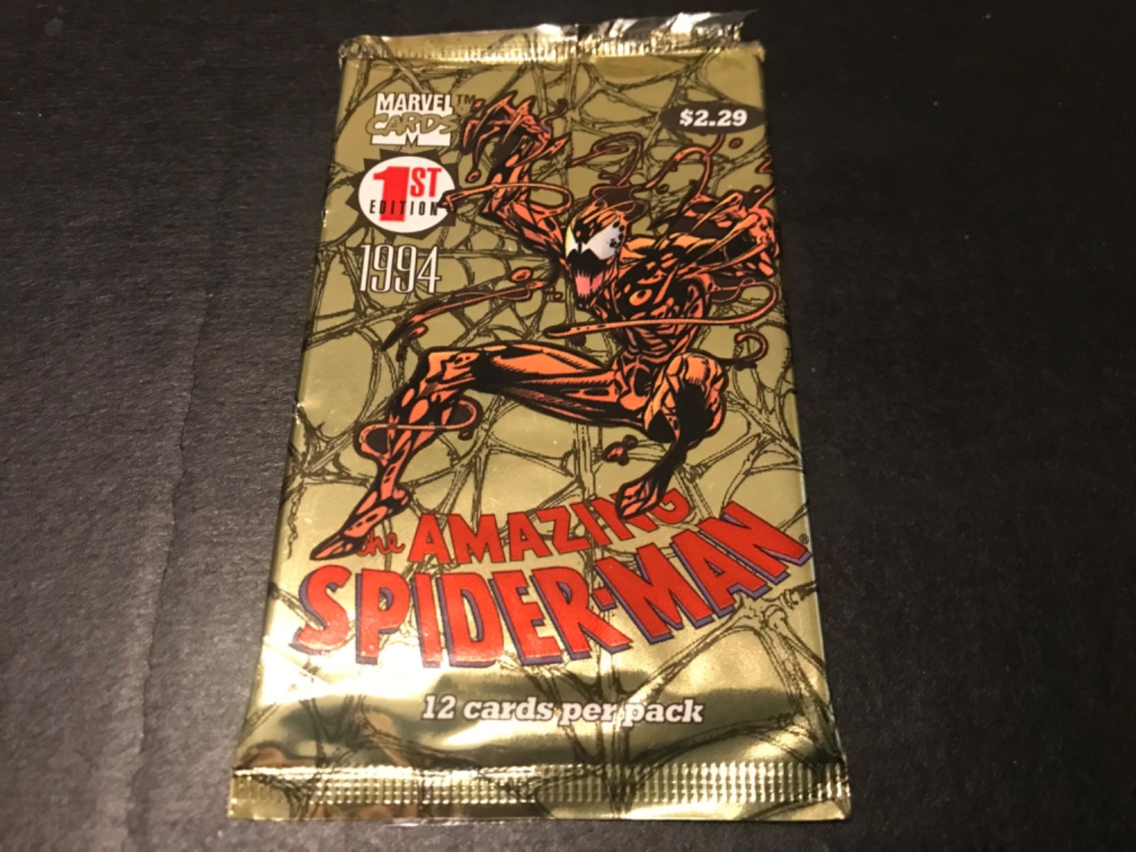 Spider-man 1994 Fleer  Mixed Lot Of Cards - Lot Of 12  #4 Marvel Pack ~ Vulture