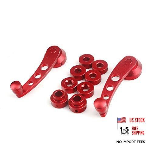 Car Window Handle Set Window Crank Handle Winder Riser Replacement Handles