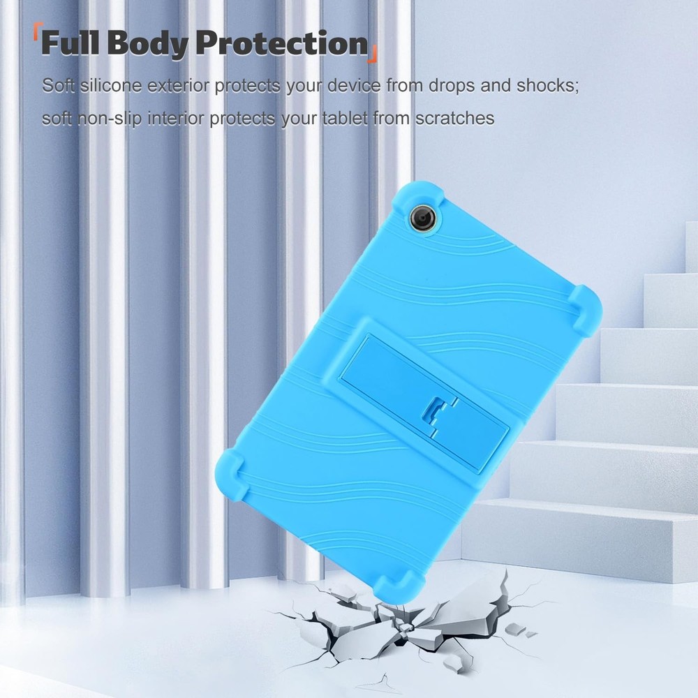 Case for Lenovo Tab One 8.7 Inch, Shockproof with Folding Stand Function, Sky Bl
