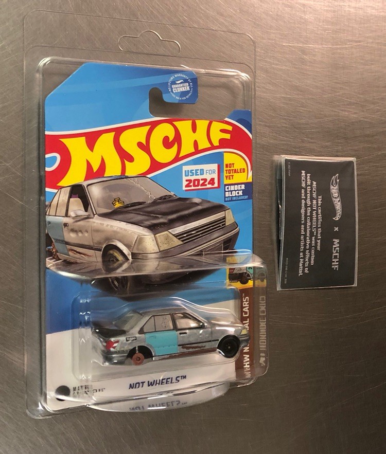 HOT WHEELS MATTEL CREATIONS X MSCHF NOT WHEELS NOT TOTALED YET HW NORMAL CARS