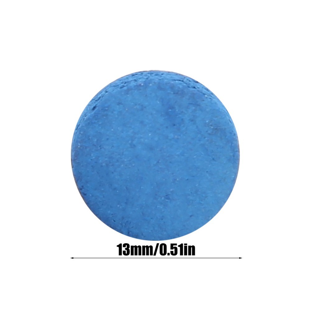 50PCS Leather Billiard Pool Tips Pool Stick Replacement Accessory