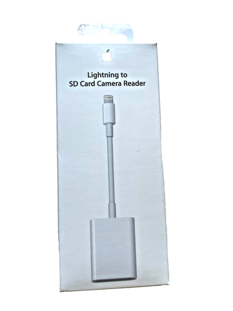Apple Lightning to SD Card Camera Reader  Model A1595 Part MJYT2AM/A (USB3)