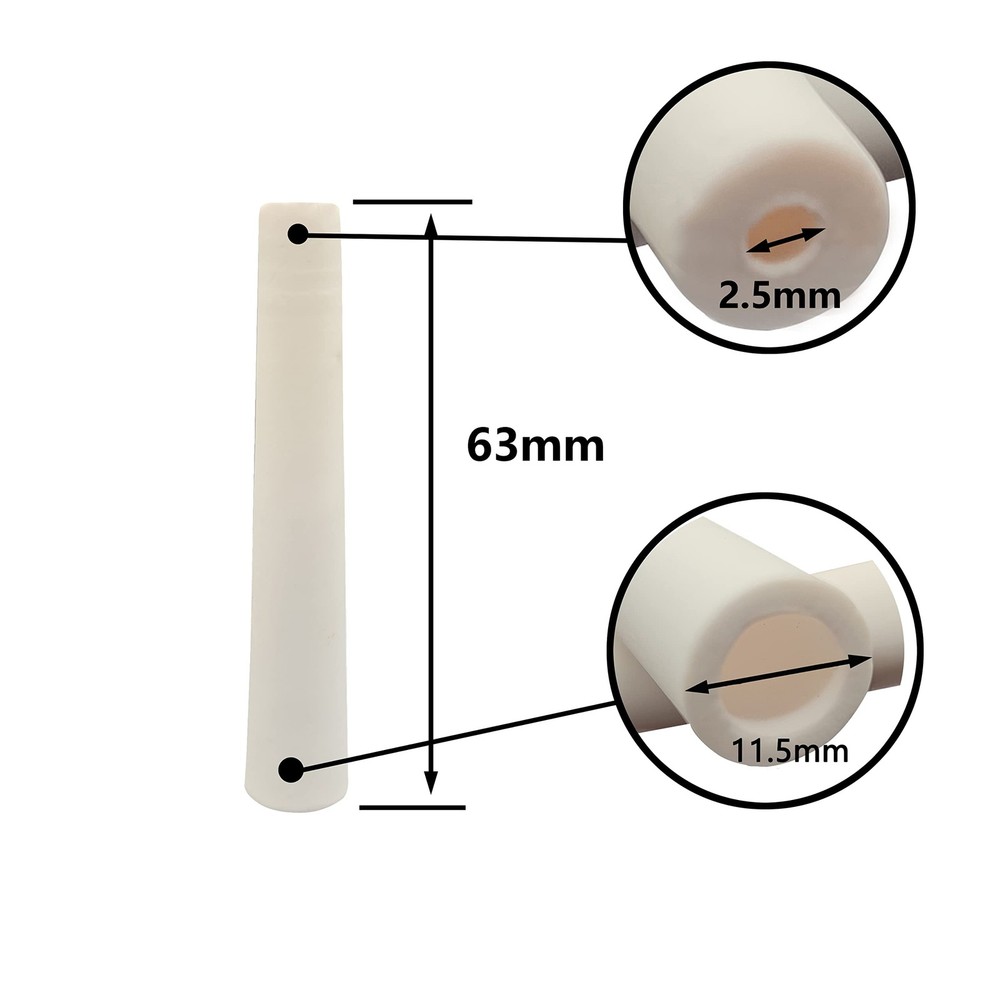 Ceramic Sandblasting Gun Assembly: Nozzle Tip (3/32 ID), Bracket, Brass Ball Val