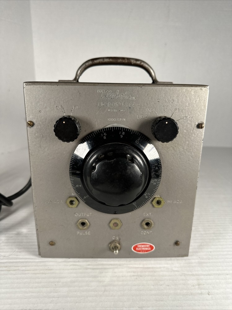 Rare Nichols Probostrobe model E116A professional lab equiment stroboscope works