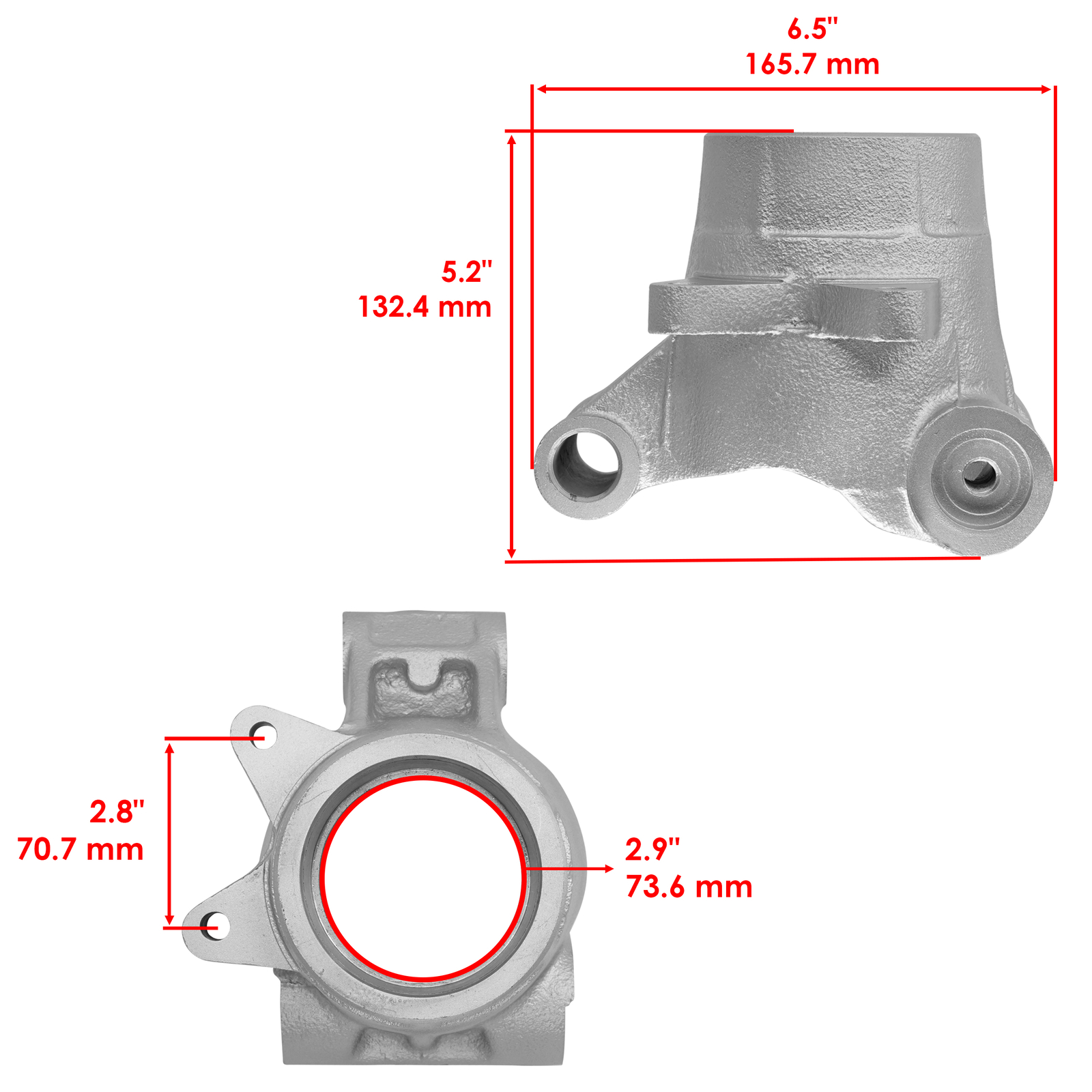 Caltric Rear Wheel Bearing Carrier For Polaris Xplorer 500 1997 5131186 5131738