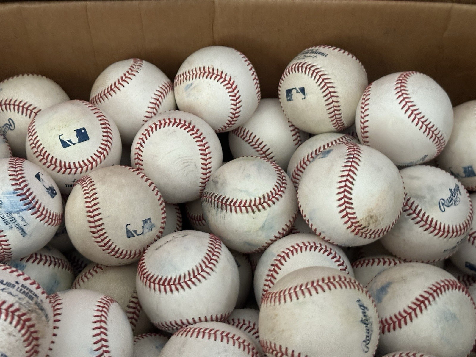 Dozen Rawlings Official Major League game baseballs Manfred Jr MLB lot 12