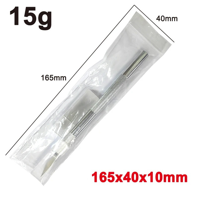 1set Aluminum Alloy Craft Knife Precision Carving Art Cutting Tool Kit - NEW