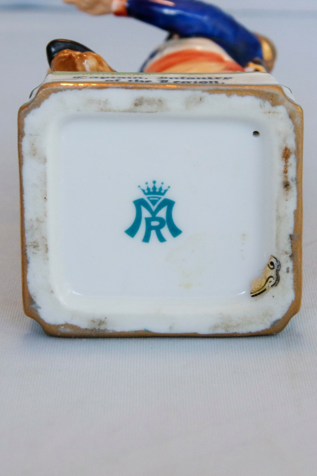 Vintage Marks & Rosenfeld Porcelain England Soldier Figure