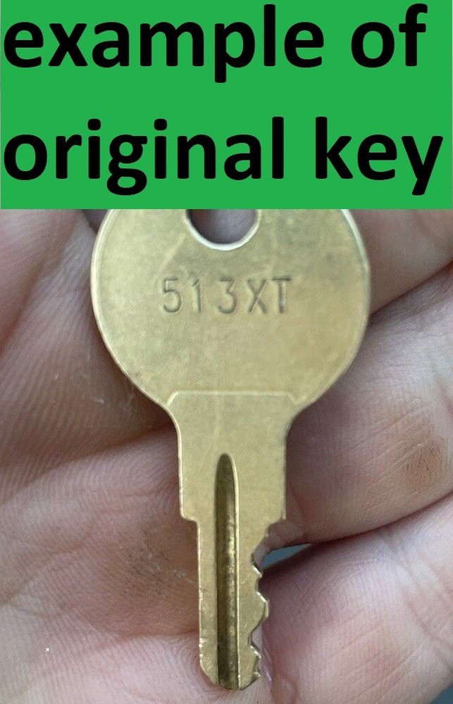 501XT-550XT 2 New Kyes For EBERHARD Tool Box Cut to key code protech toolbox