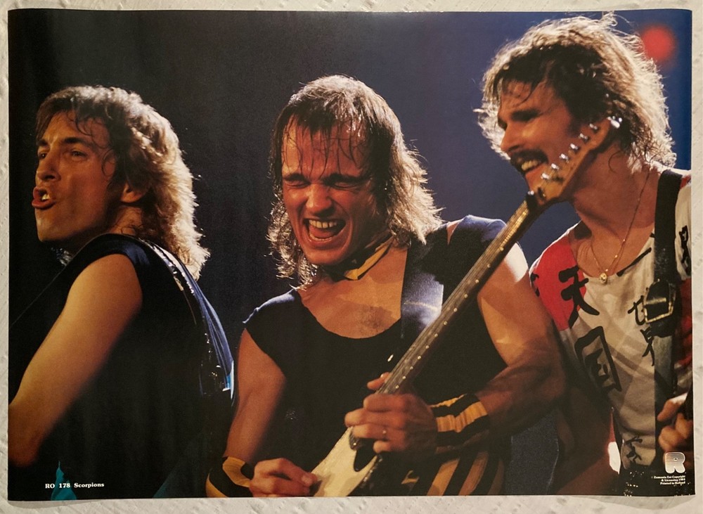 Scorpions 1984 Poster Zamania Holland