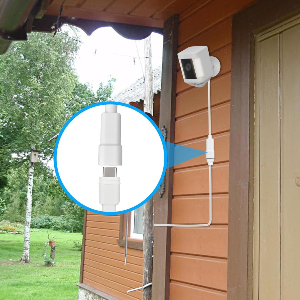 Extension Cable only for Ring Solar Panel Works for The 2nd Generation Solar...