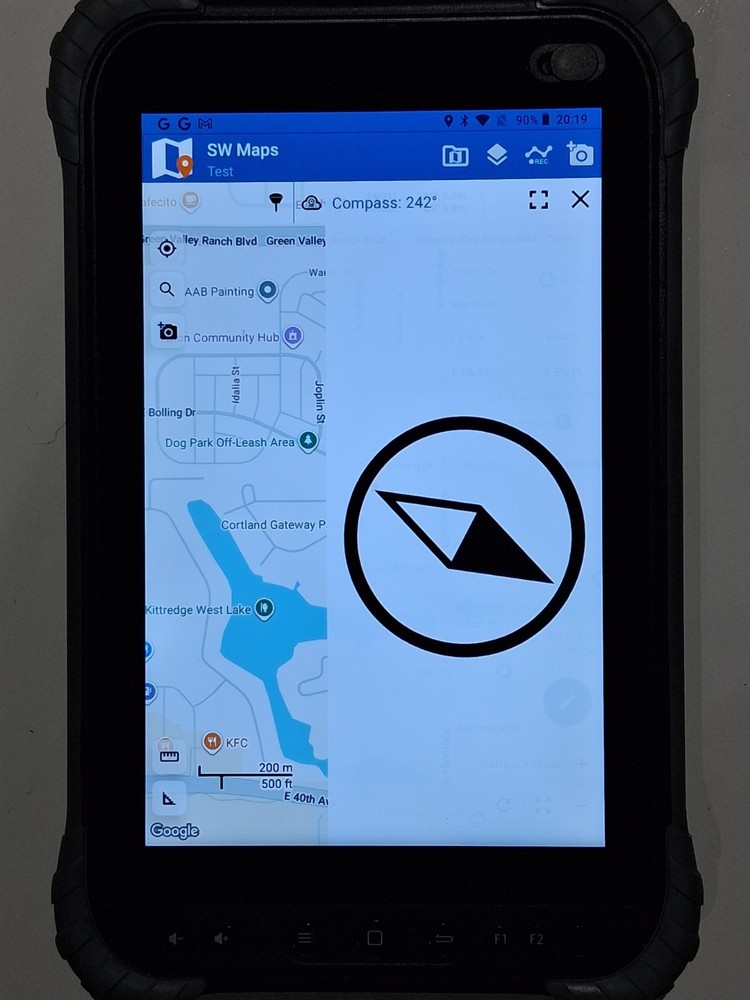 Juniper Systems CEDAR CT8. Sleek & Rugged Designed With SW Maps Installed.
