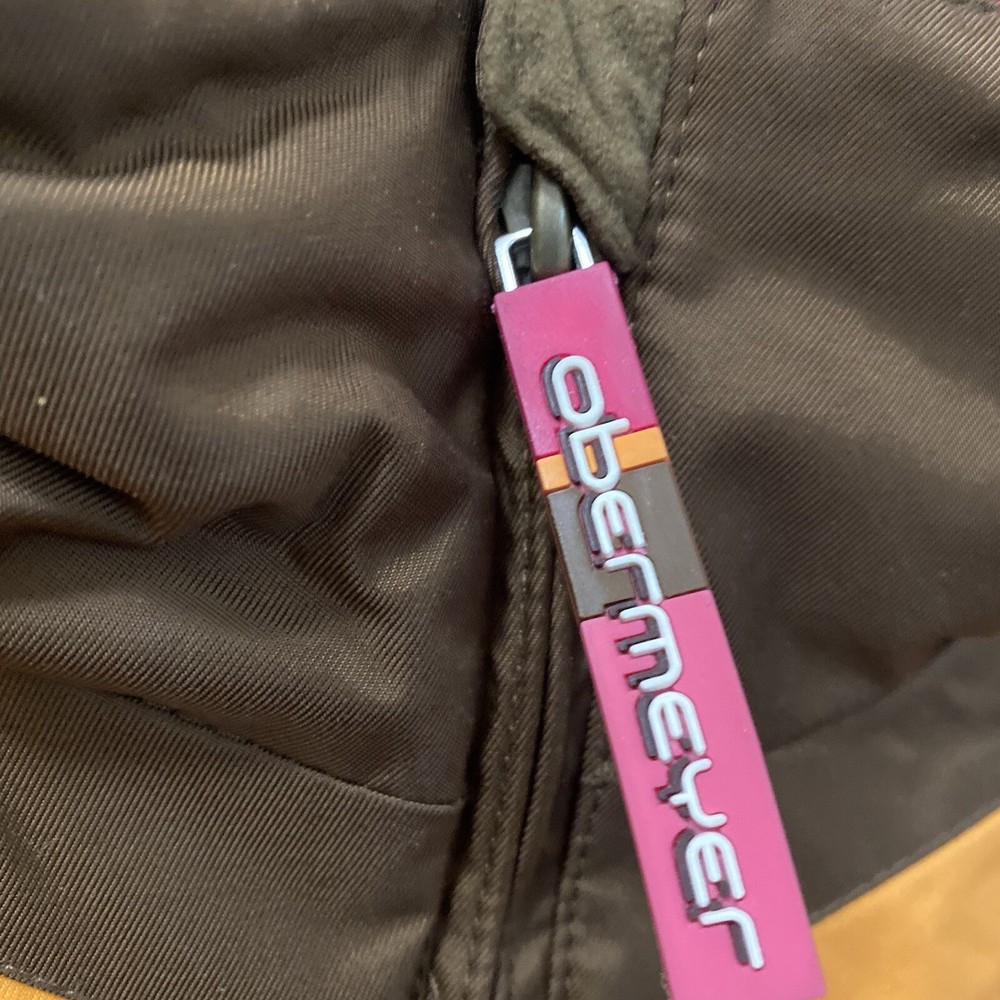 Obermeyer Junior Brown Pink Multicolored Ski Jacket Size 16