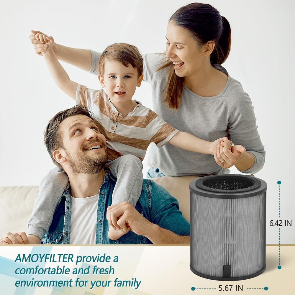 4 Pcs JF100 Replacement Filter Compatible with Jafanda JF100 Air Pur-ifiers, ...