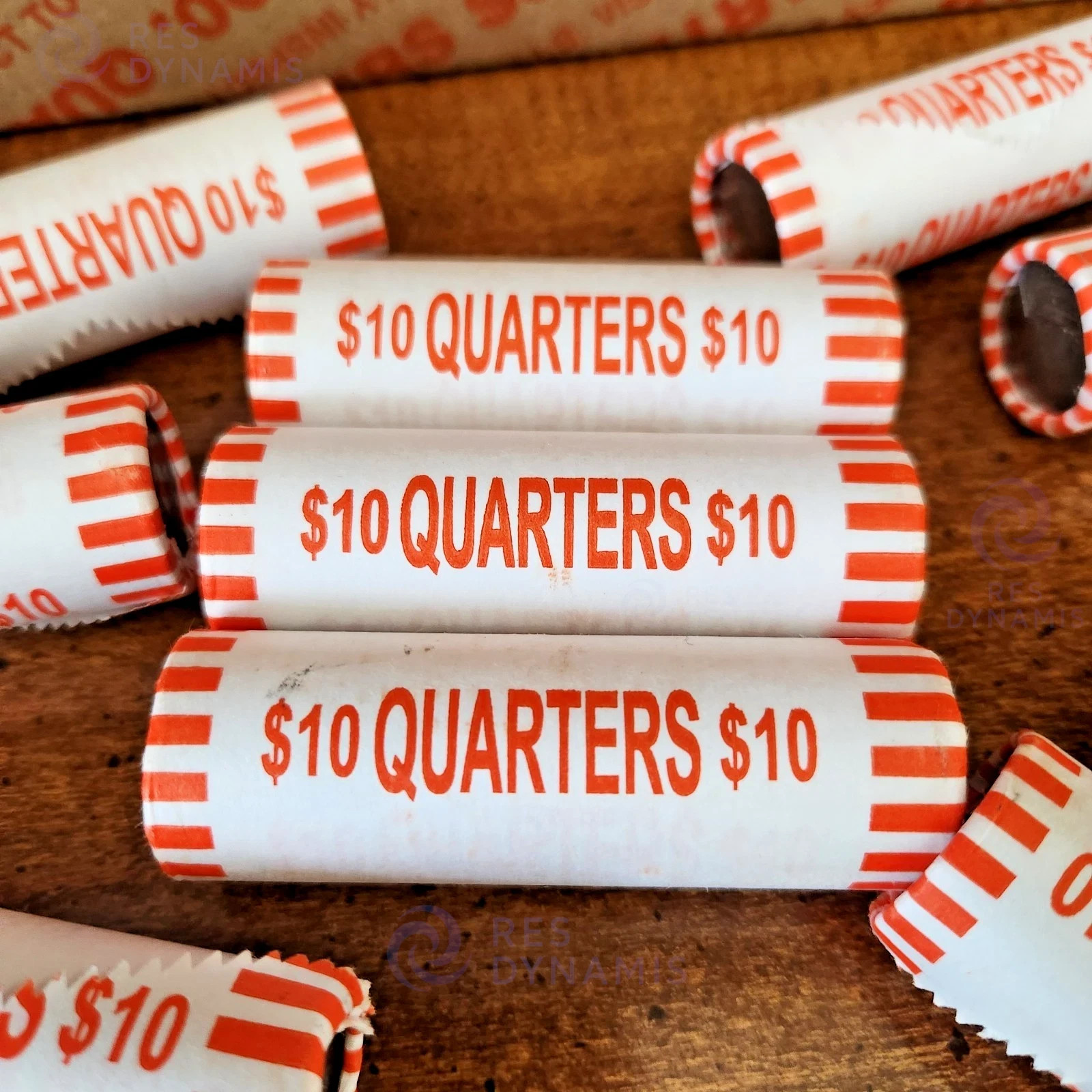 🔥 BANK SEALED Washington Quarter Rolls - 3 Rolls - 120 coins  UNSEARCHED‼️