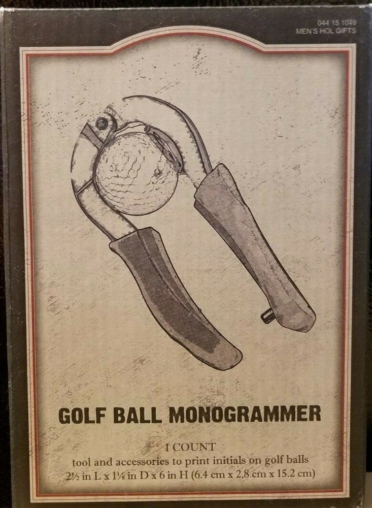 Golf Ball Monogrammer NOS