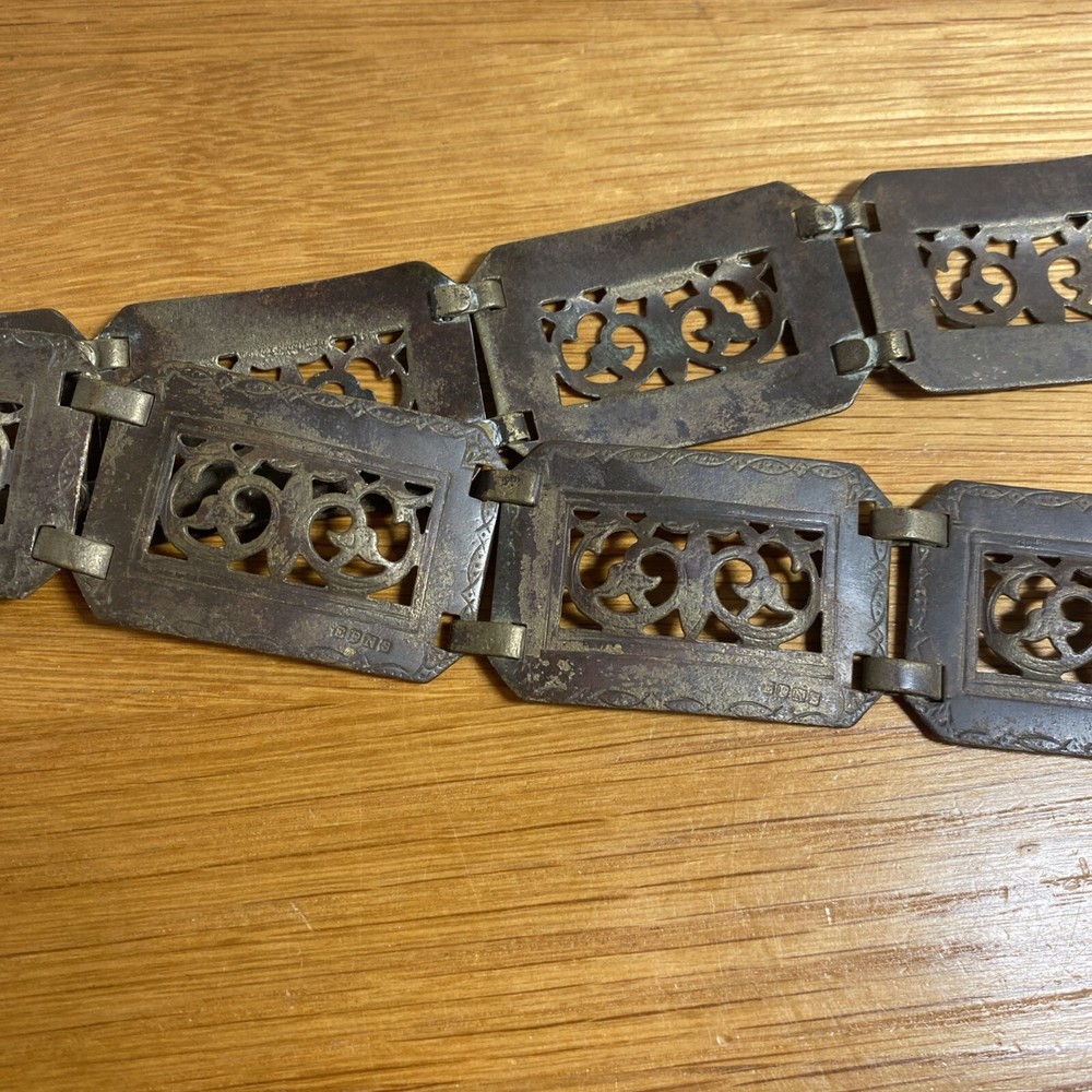 Vintage Metal EPNS Belt Ornate England